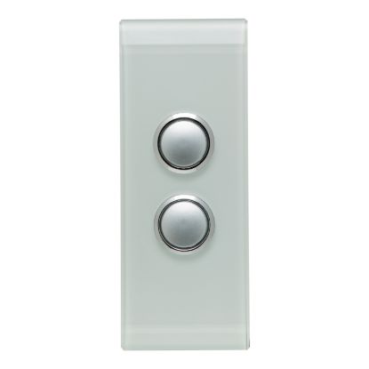Picture of SWITCH 2GANG ARCH LED SATURN OM