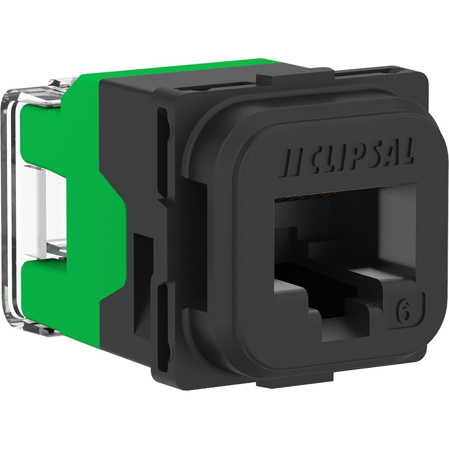Picture of S-110 RJ45 Connector, Clipsal Actassi, 40M, Unshielded Cat 6, Bag x1