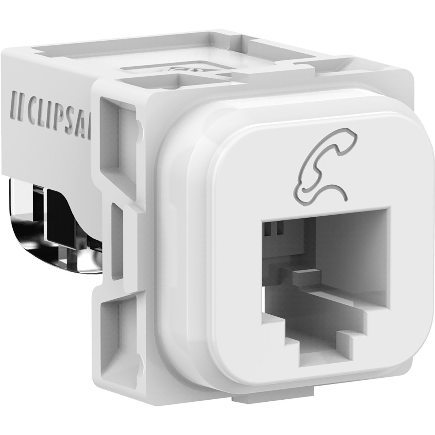 Picture of Connector RJ12 4 Pin, Clipsal Actassi, Telephone Symbol