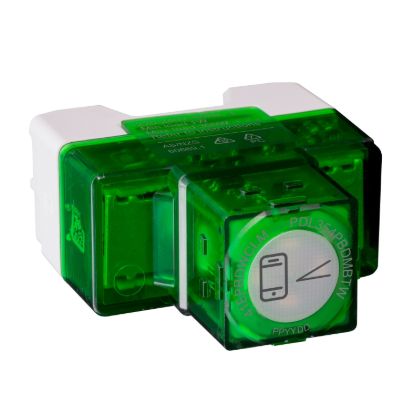 Picture of Push Button Wiser Smart Dimmer Mechanism ControlLink, Clipsal Iconic, 300W 3-Wire