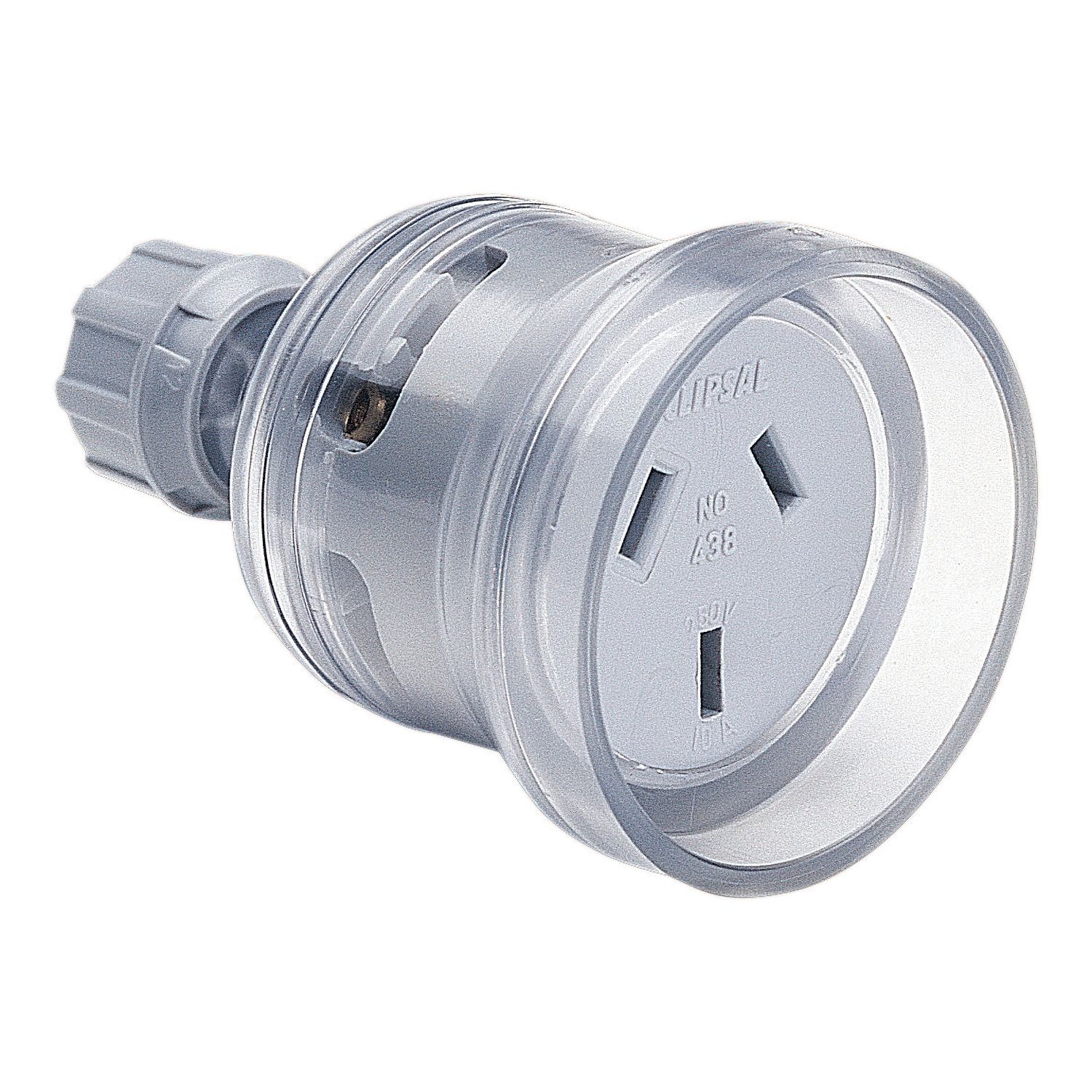 Picture of Flexible Cord Extension Socket, Standard Series, 3 PIN, Neon, 250VAC, 10A