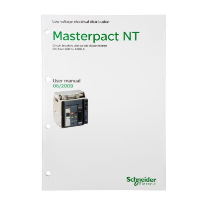 Picture of User manual, MasterPact NT, english, spare part