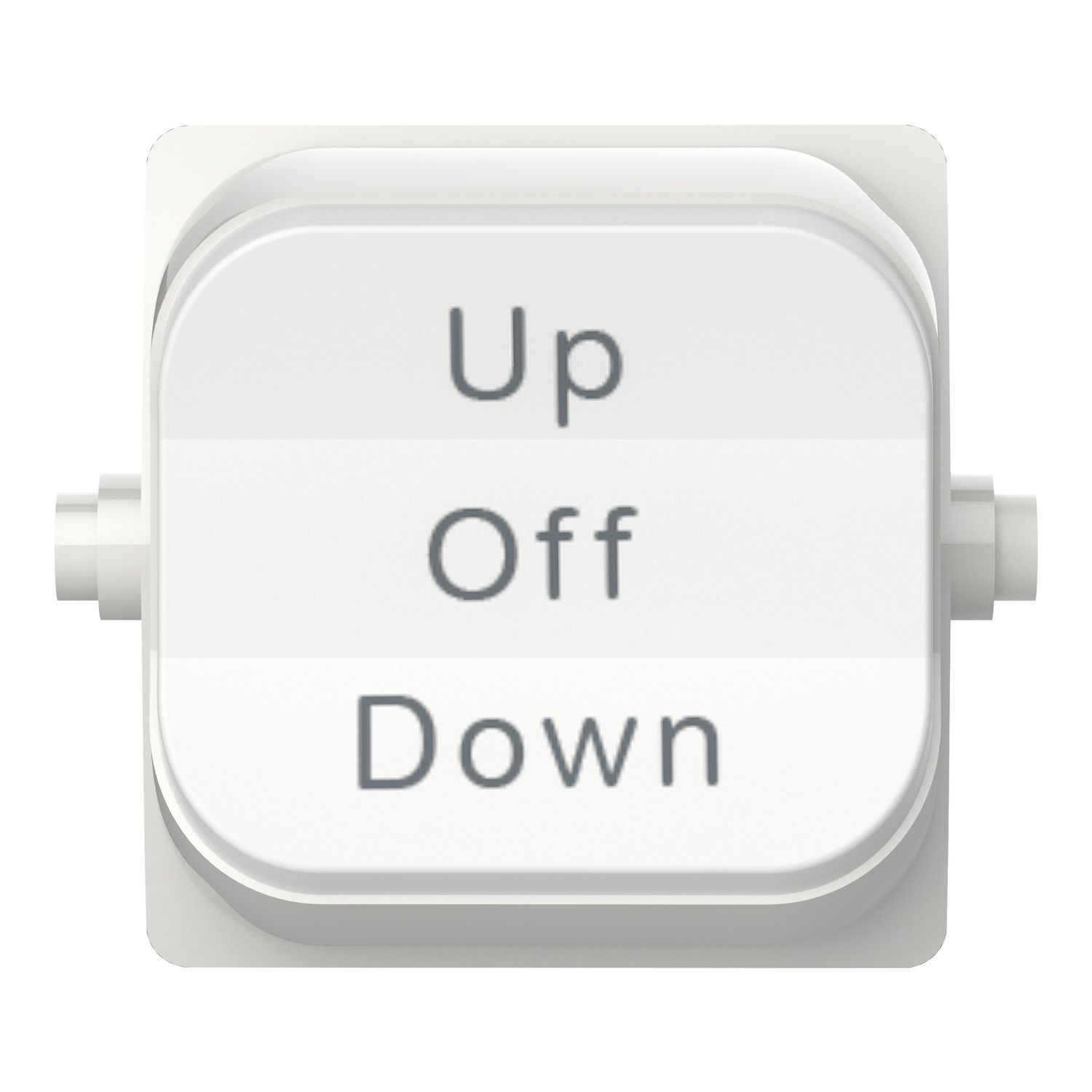 Picture of Rocker Toggle, Clipsal Iconic, 3-Position Marked SON-AOM-UOD, 3 Pack