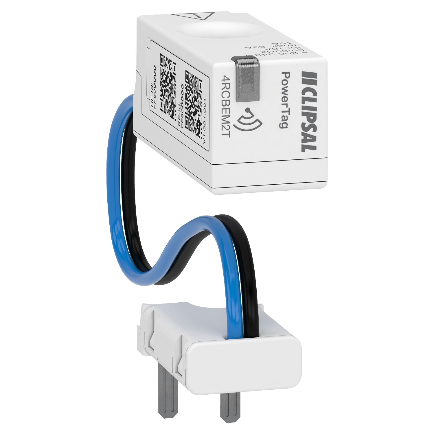 Picture of Energy sensor Wiser Energy Phase Neutral 63A 1P+N top position, PowerTag, 63A 1P+N top position