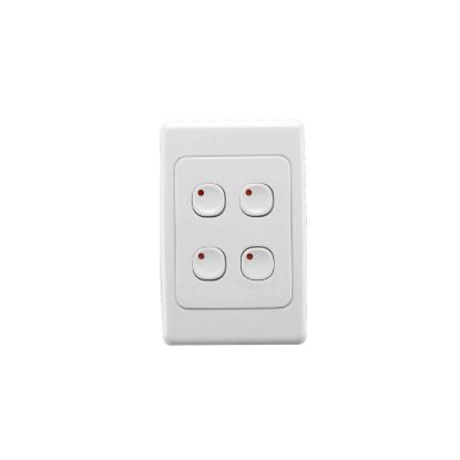 Picture of Plastic Plate Wall Switch, C-Bus Control and Management System, 4 Button