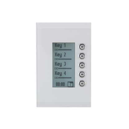 Picture of Glass Fascia, C-Bus Control and Management System, 5 Gang, Saturn Series