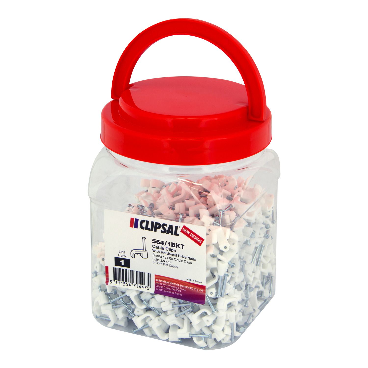 Picture of CABLE CLIP BULK BUCKET 2.5MM2