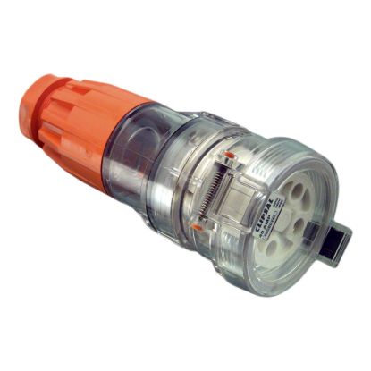 Picture of Cord Extension Socket, Clipsal - 56 Series, 4 Round PIN, 500V, 40A