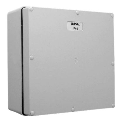 Picture of Junction Box, Clipsal - 56 Series, IP66, 4 Gang (198 x 198 x 91mm high)