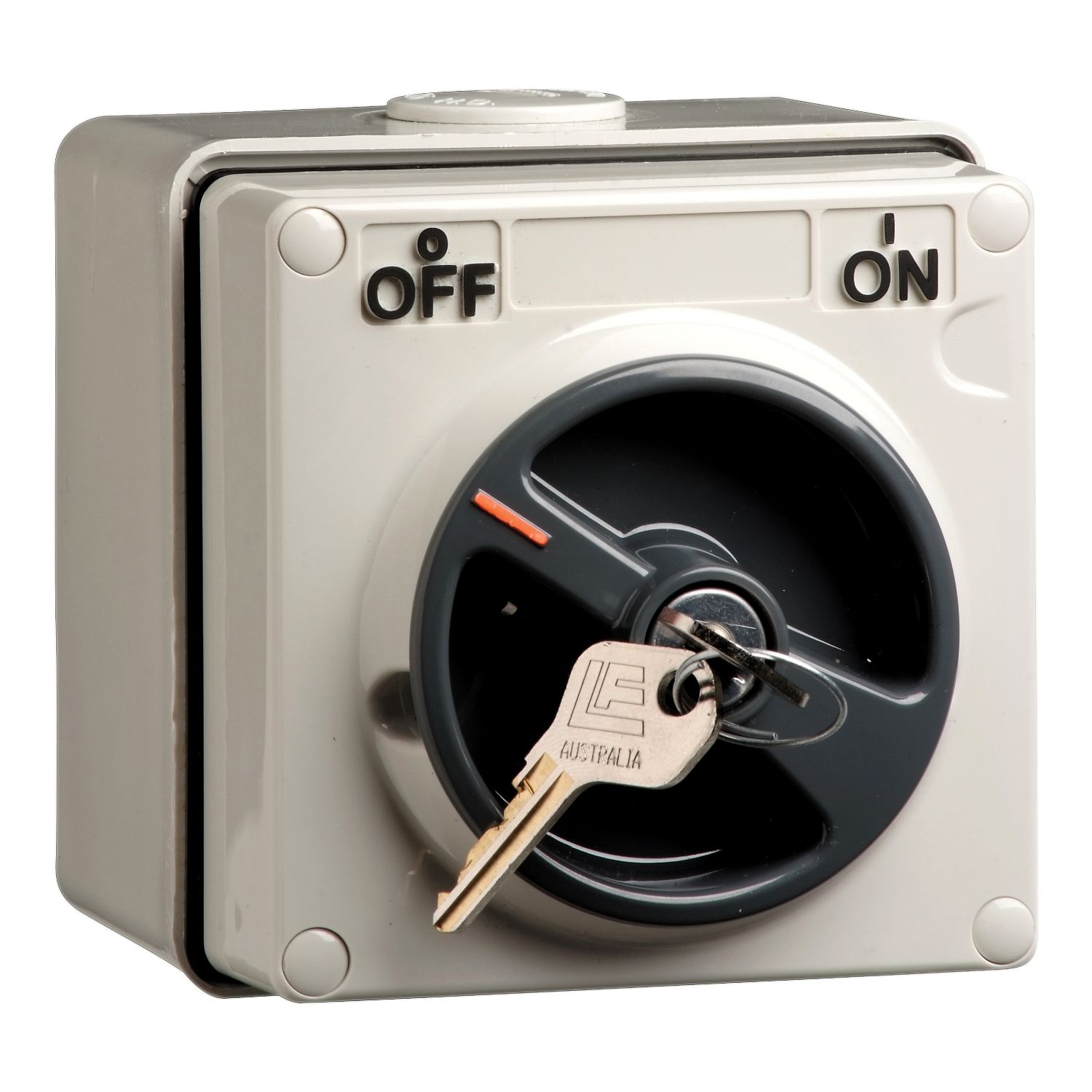 Picture of Switch, Clipsal - 56 Series, 1 Pole, 250VAC, 32A, Common Key Lock, On/Off Locking Position