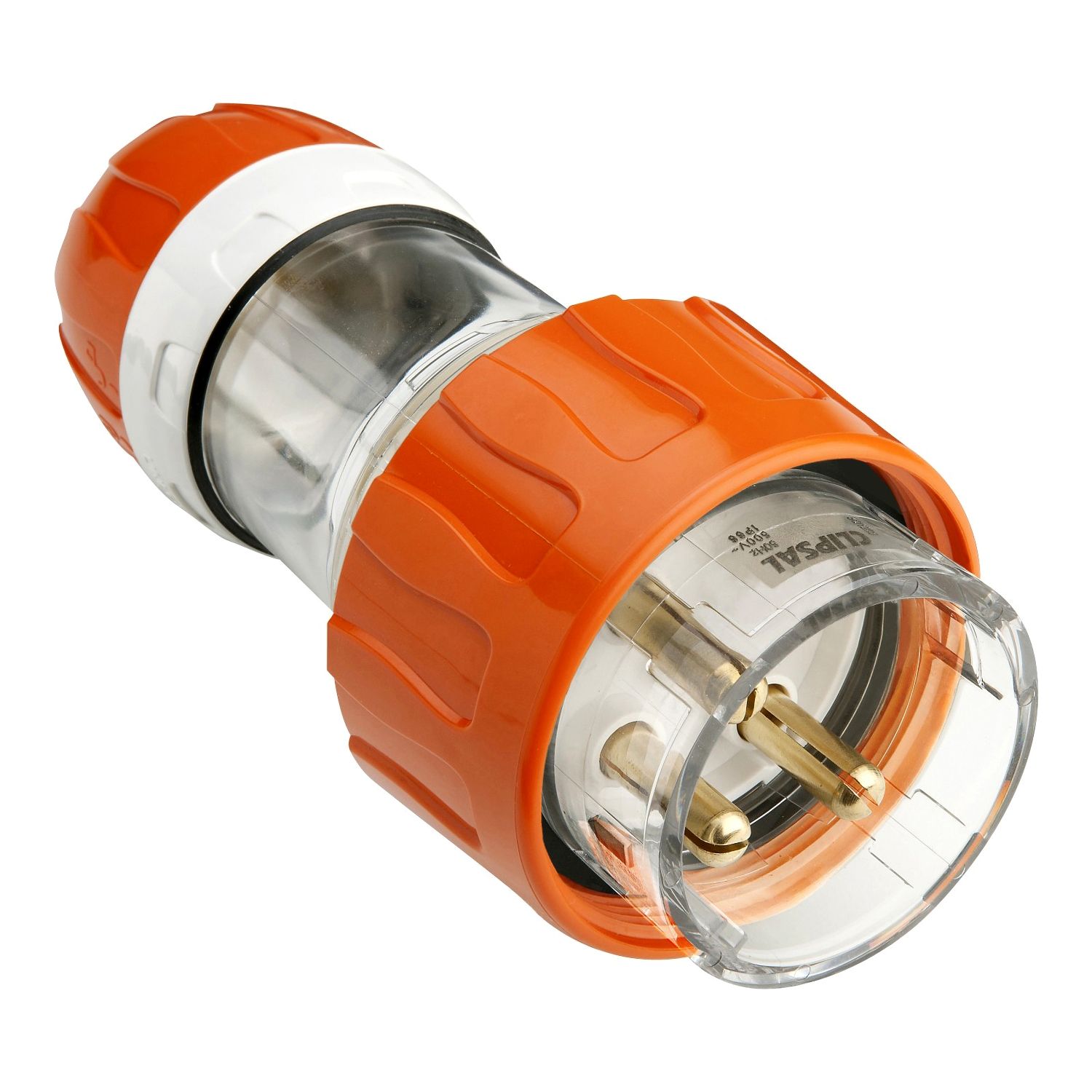 Picture of Straight Plug, Clipsal - 56 Series, IP66, 250V 20A - 3 Round Pins