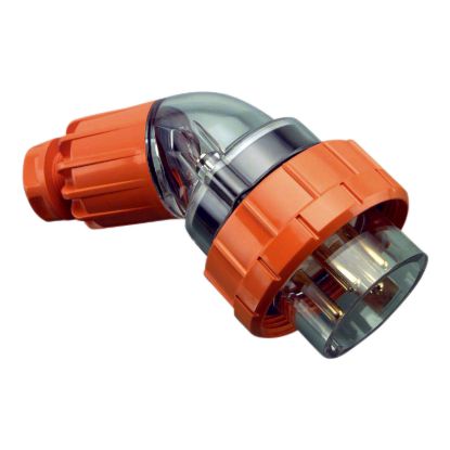 Picture of Angled Plug, Clipsal - 56 Series, IP66, 500V 10A - 4 Round Pins