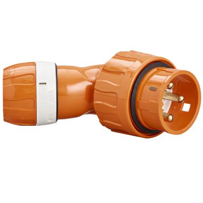 Picture of Angled Plug, Clipsal - 56 Series, IP66, 500V 32A - 4 Round Pins