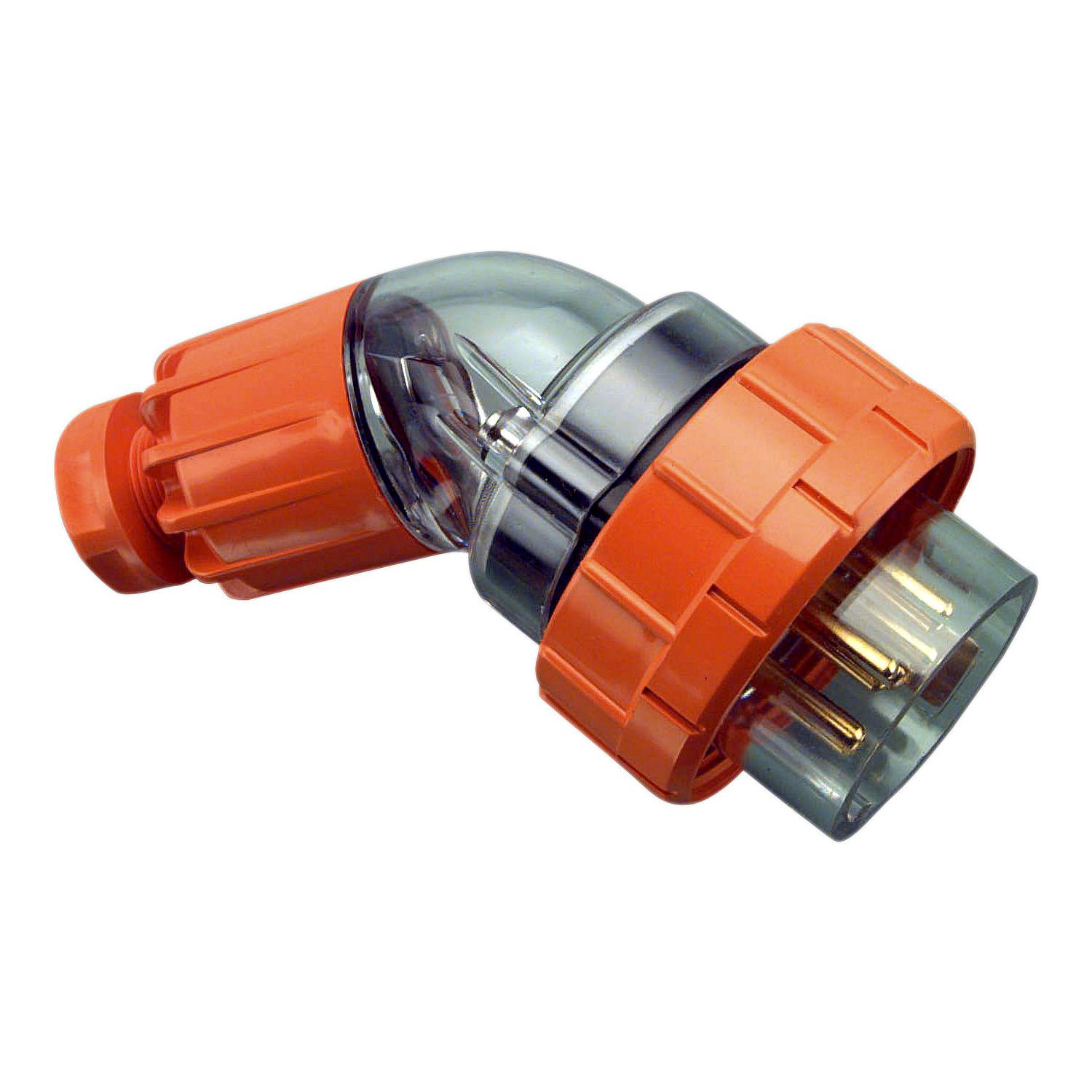 Picture of Angled Plug, Clipsal - 56 Series, IP66, 500V 10A - 5 Round Pins