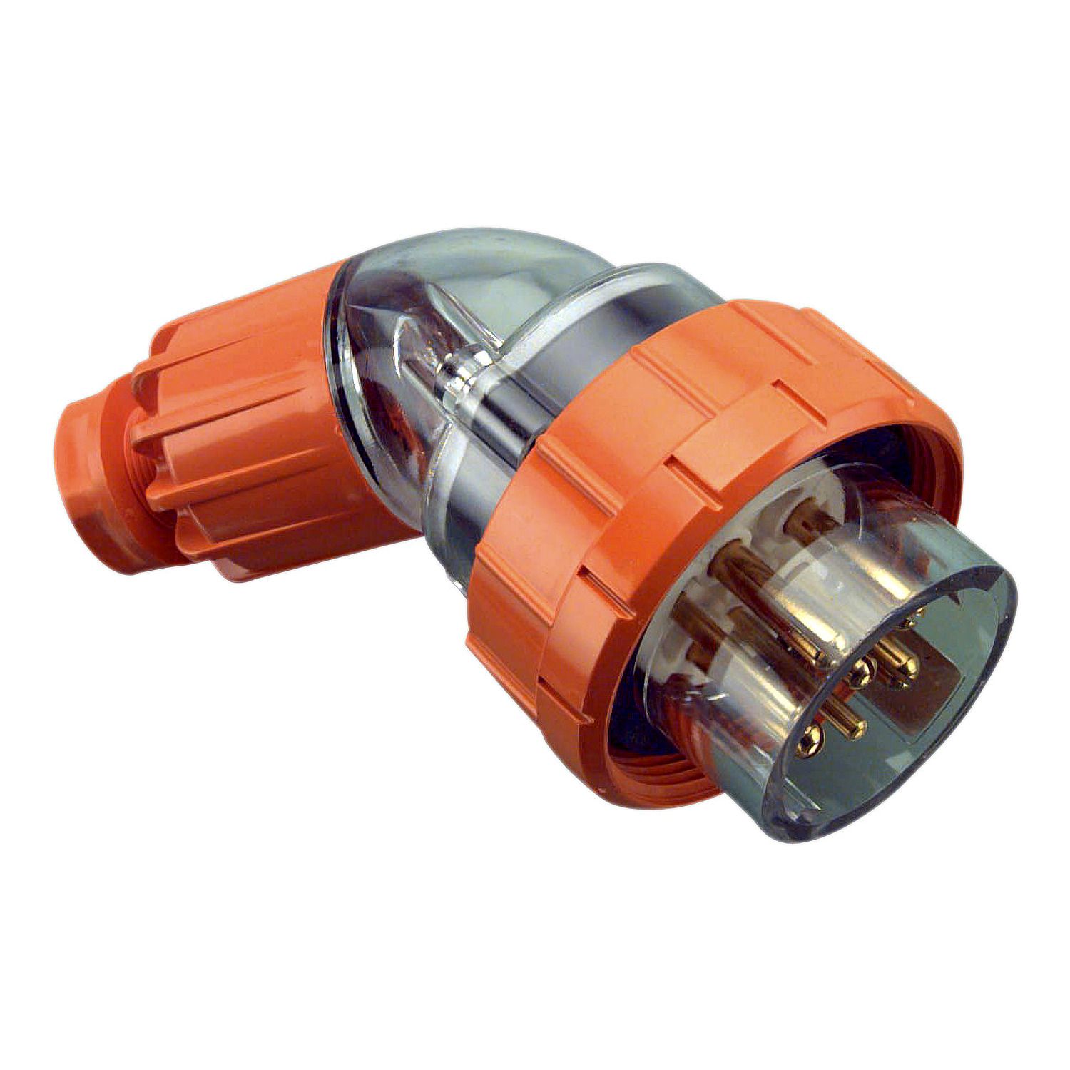 Picture of Angled Plug, Clipsal - 56 Series, IP66, 500V 10A - 7 Round Pins