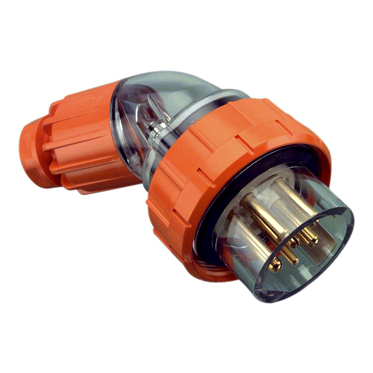 Picture of Angled Plug, Clipsal - 56 Series, IP66, 500V 20A - 7 Round Pins