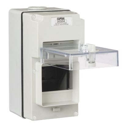 Picture of Switchboard Enclosure, Clipsal - 56 Series, 4 Module, Surface Mount, Full DIN Rail