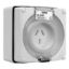 Picture of Surface Socket, Clipsal - 56 Series, IP66, 250V 20A - 3 Flat Pins