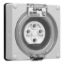 Picture of Socket Outlet, Clipsal - 56 Series, Surface 4 PIN Round 20A Less Enclosure