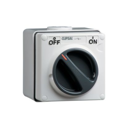 Picture of Surface Switch, Clipsal - 56 Series, 1 Gang, 3 Pole, 500VAC, 50A