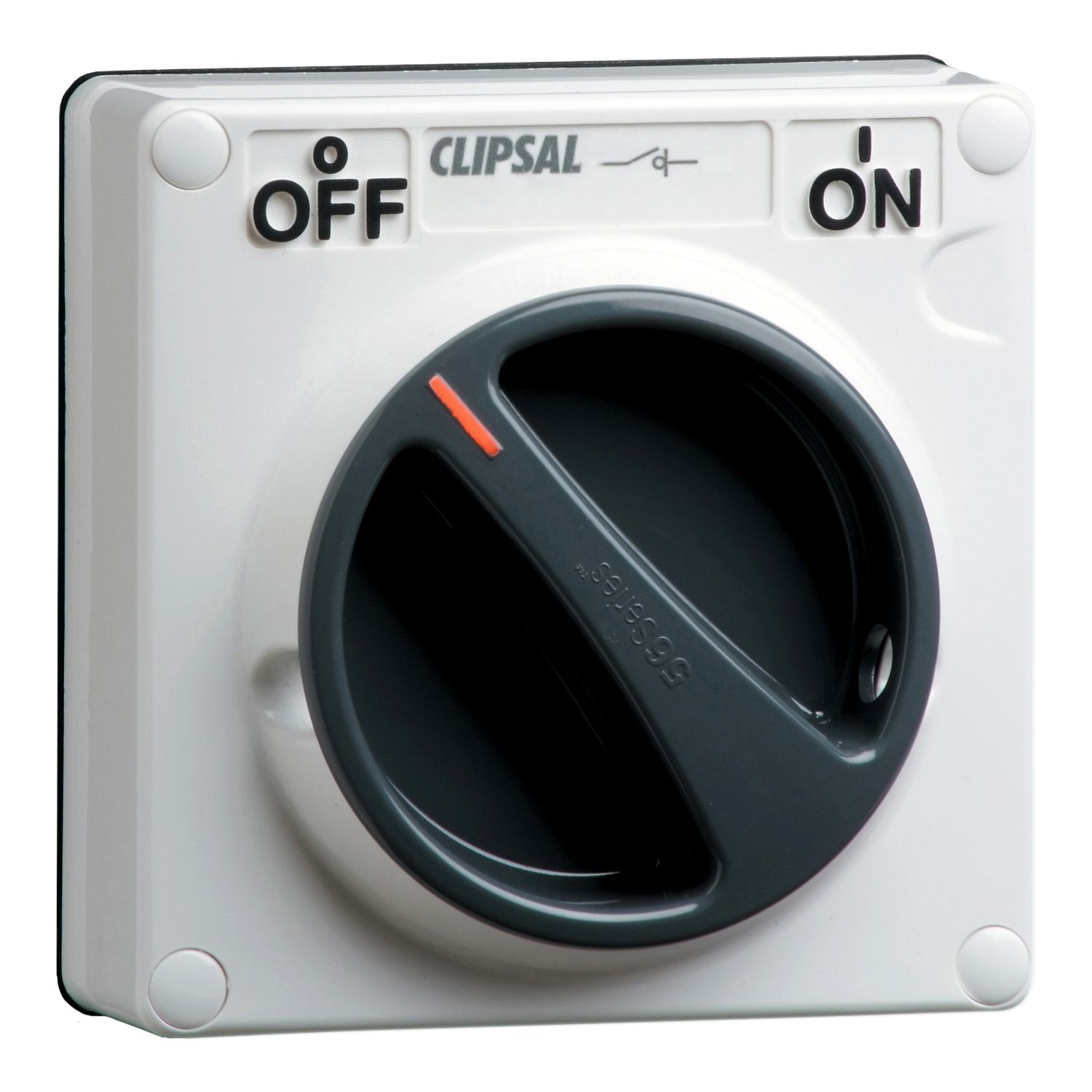 Picture of Surface Switch, Clipsal - 56 Series, IP66 1 Gang 3 Pole 50A Less Enclosure