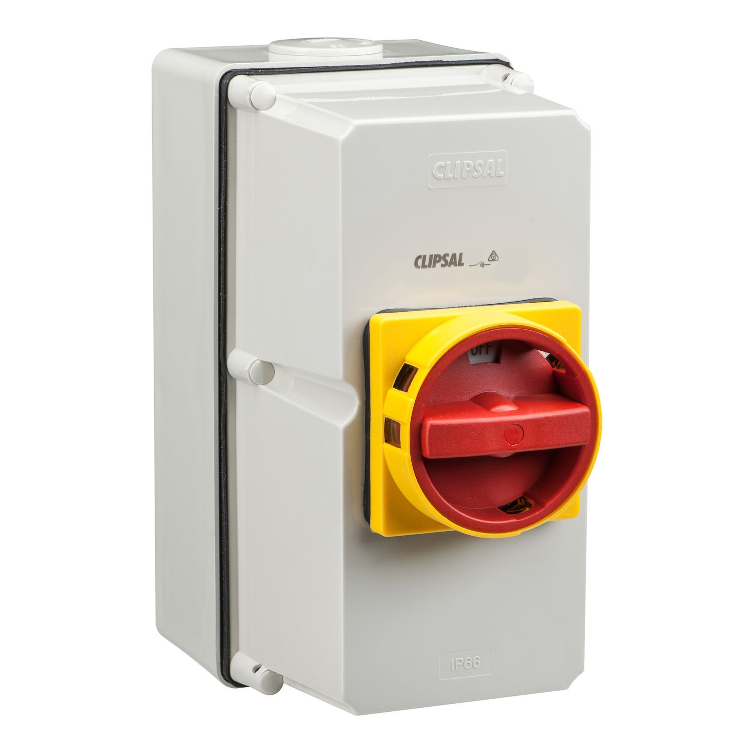 Picture of Surface Switch, Clipsal - 56 Series, 2 Gang Three Pole 80A Base Mount