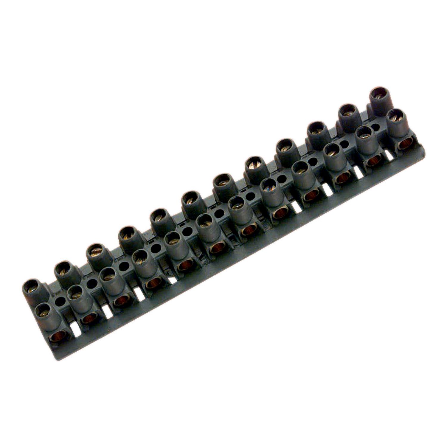 Picture of Strip Connector, Clipsal - 500 Series, 12 Terminal, 500V, 20A, Pressure Plates