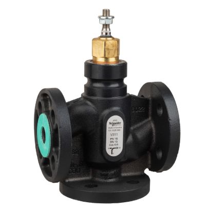 Picture of Venta V311 Globe Valve, 3-Way, PN16, Flanged, DN15, 4.0 Kvs, Nodular Iron Body & Seat, Brass plug.