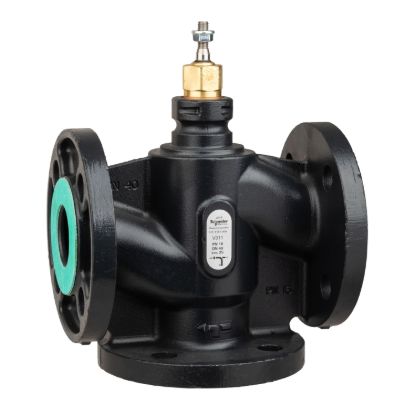 Picture of Venta V311 Globe Valve, 3-Way, PN16, Flanged, DN40, 25 Kvs, Nodular Iron Body & Seat, Brass plug.