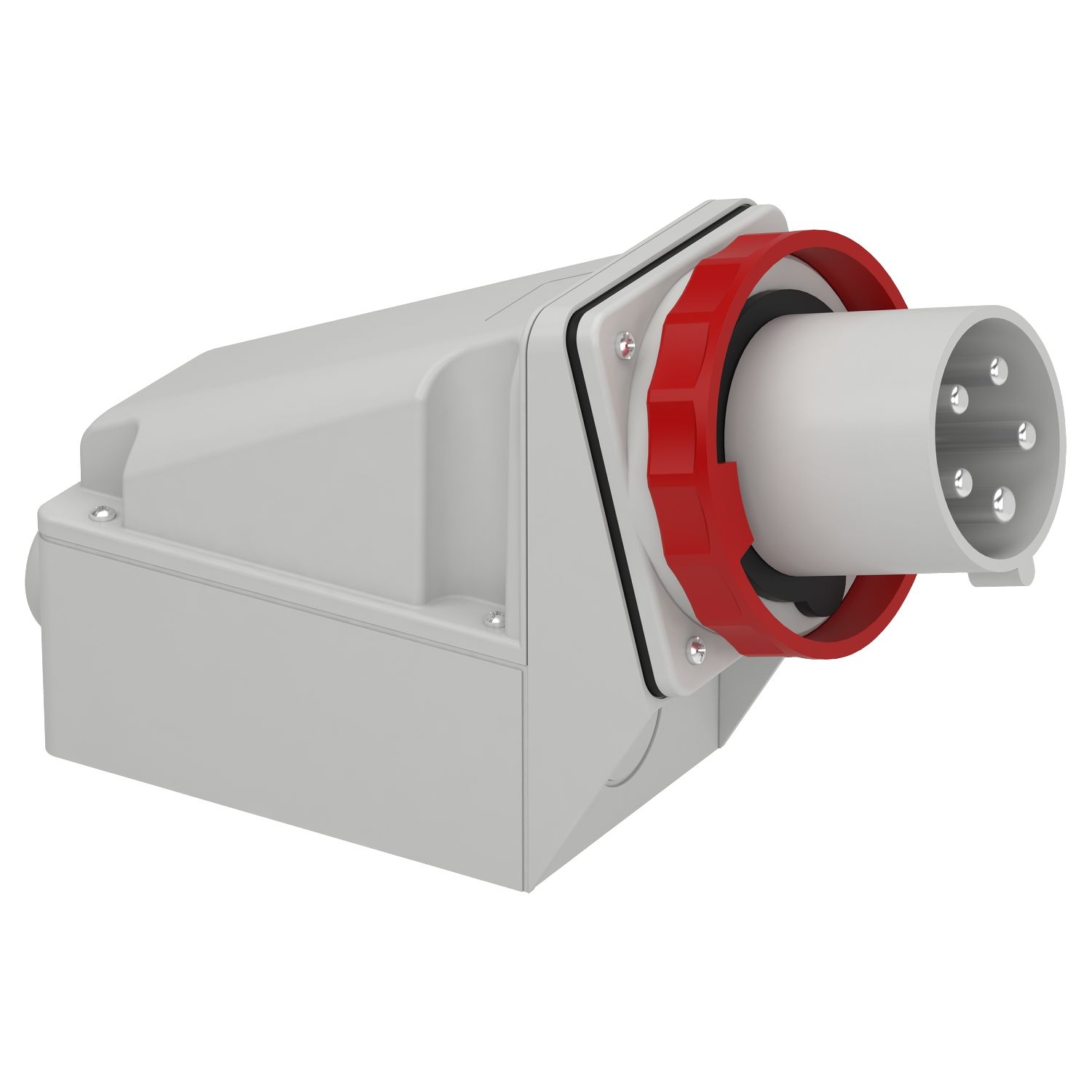 Picture of Wall mounting plug, Mureva PK, 63A, 3P+N+E, 400V, IP67
