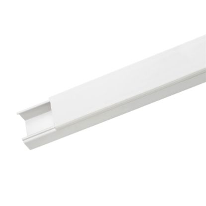 Picture of Mini Duct, Clipsal - Cable Management, PVC, Standard Duct - 4 Metre Lengths, 40 x 25mm Rectangular WE, BR