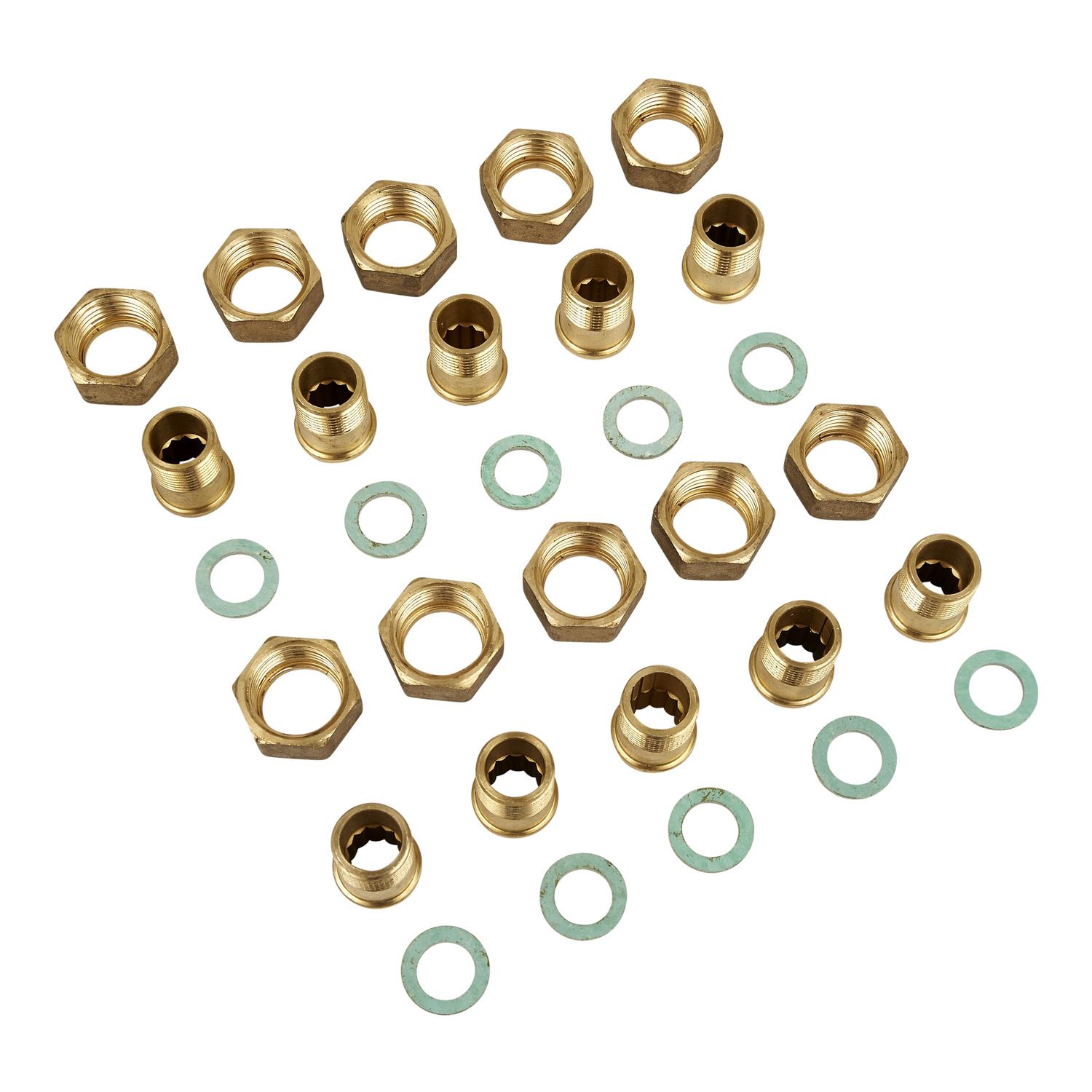 Picture of Zone Connection Set, DN15 Valve, G1/2 to R3/8 Ext Thread, Pack Quantity 10.