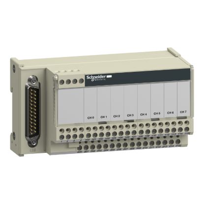 Picture of connection sub-base ABE7 - for distribution of 8 analog channels