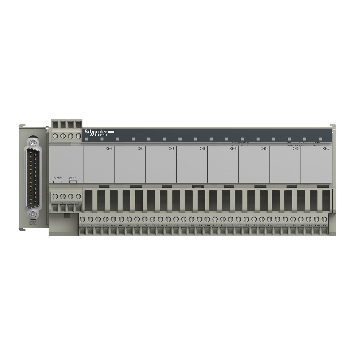 Picture of connection sub-base ABE7 - for distribution of 8 analog input channels