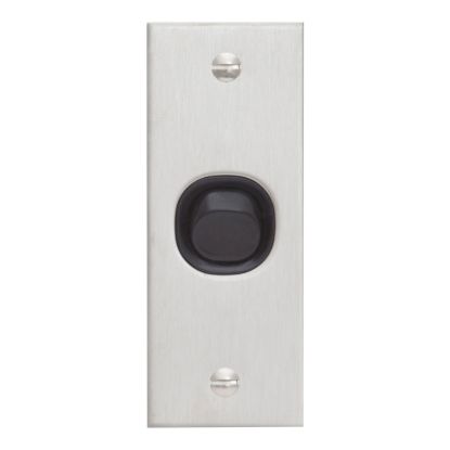 Picture of Flush Switch, Metal Plate Series, 1 Gang, 250VAC, 10A, B Style, Architrave