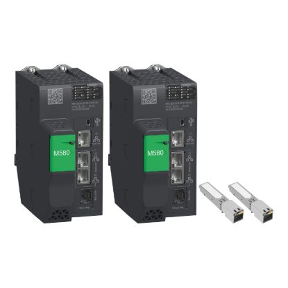 Picture of redundant processor kit, Modicon M580, 8MB, 61 Ethernet devices, 8 Remote I/O racks