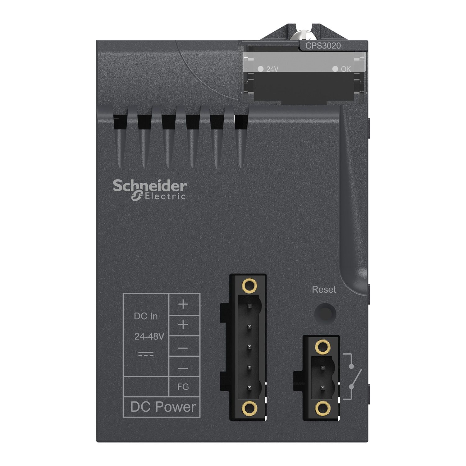 Picture of power supply module, Modicon X80, 24 to 48V DC, 31.2W