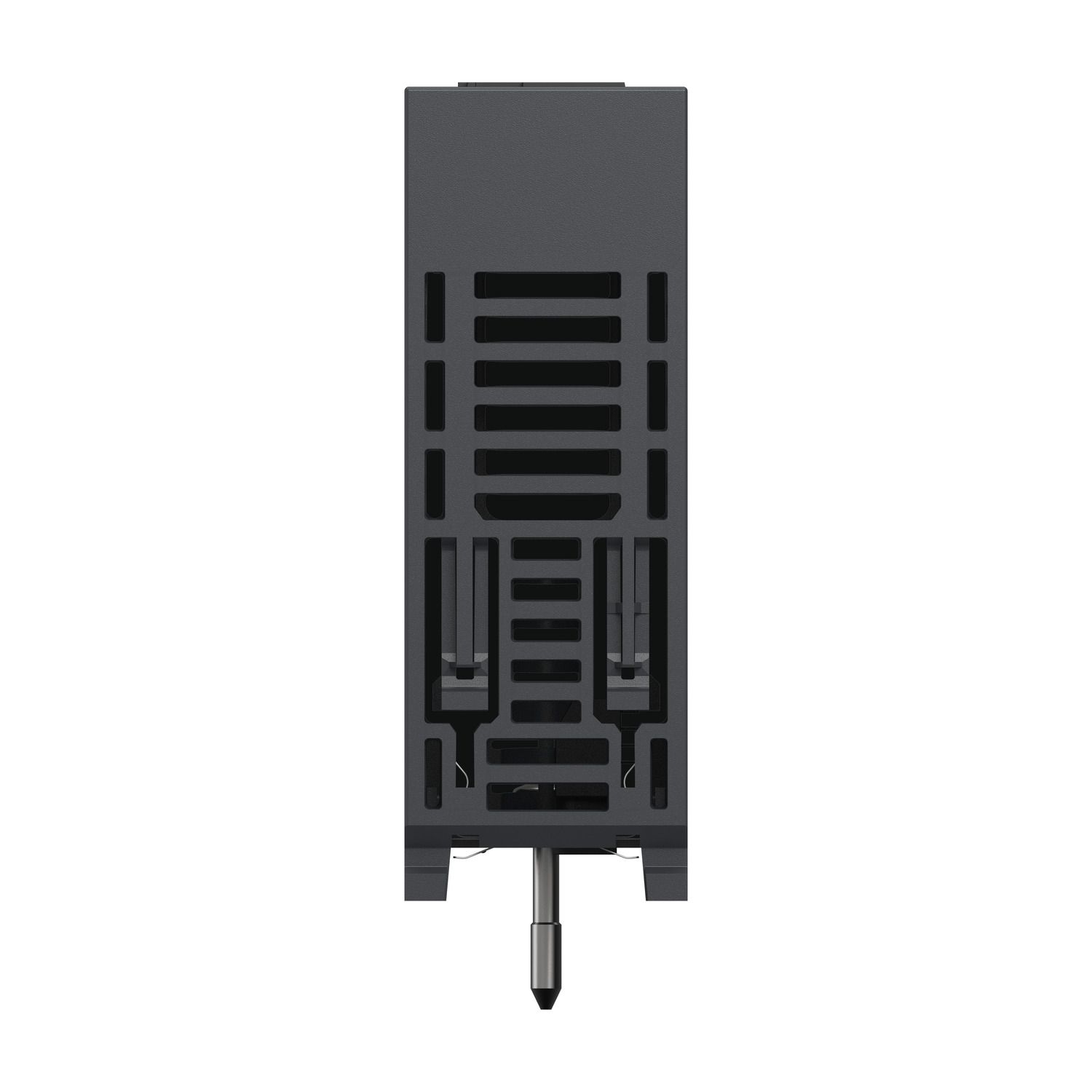 Picture of discrete input module, Modicon X80, 16 inputs, 24V AC or DC, positive or negative