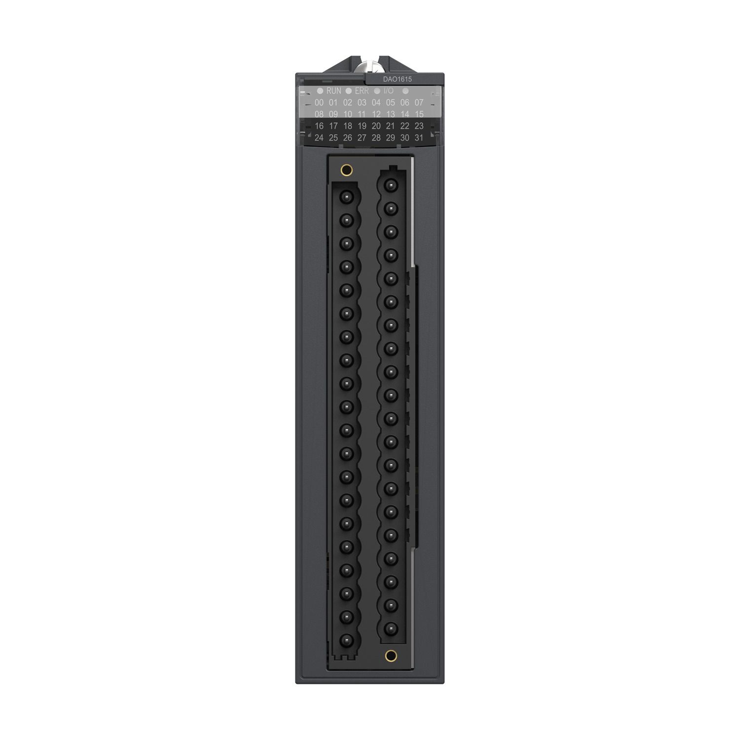 Picture of discrete output module, Modicon X80, 16 isolated triac outputs, 24 to 240V AC