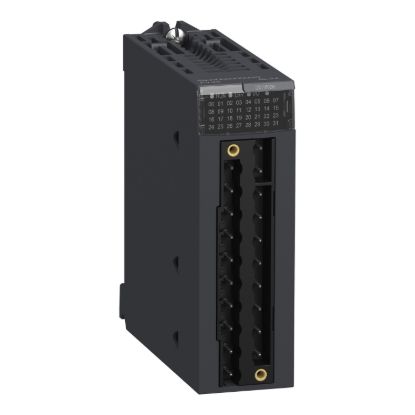 Picture of discrete input module, Modicon X80, 16 inputs, 24V DC positive, for severe environments