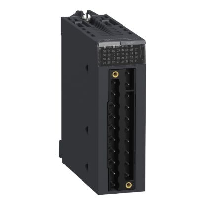 Picture of discrete input module, Modicon X80, 16 inputs, 125V DC positive, extended temperature