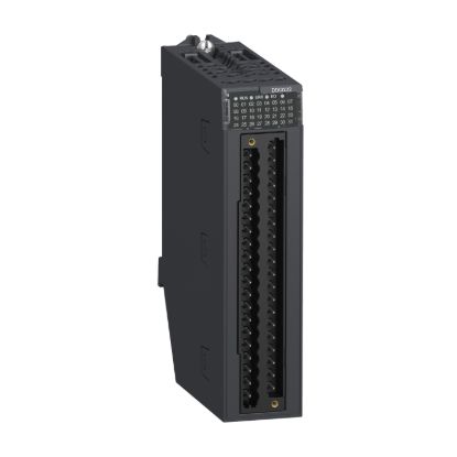 Picture of discrete input module, Modicon X80, 32 inputs, 12 or 24V DC positive or negative