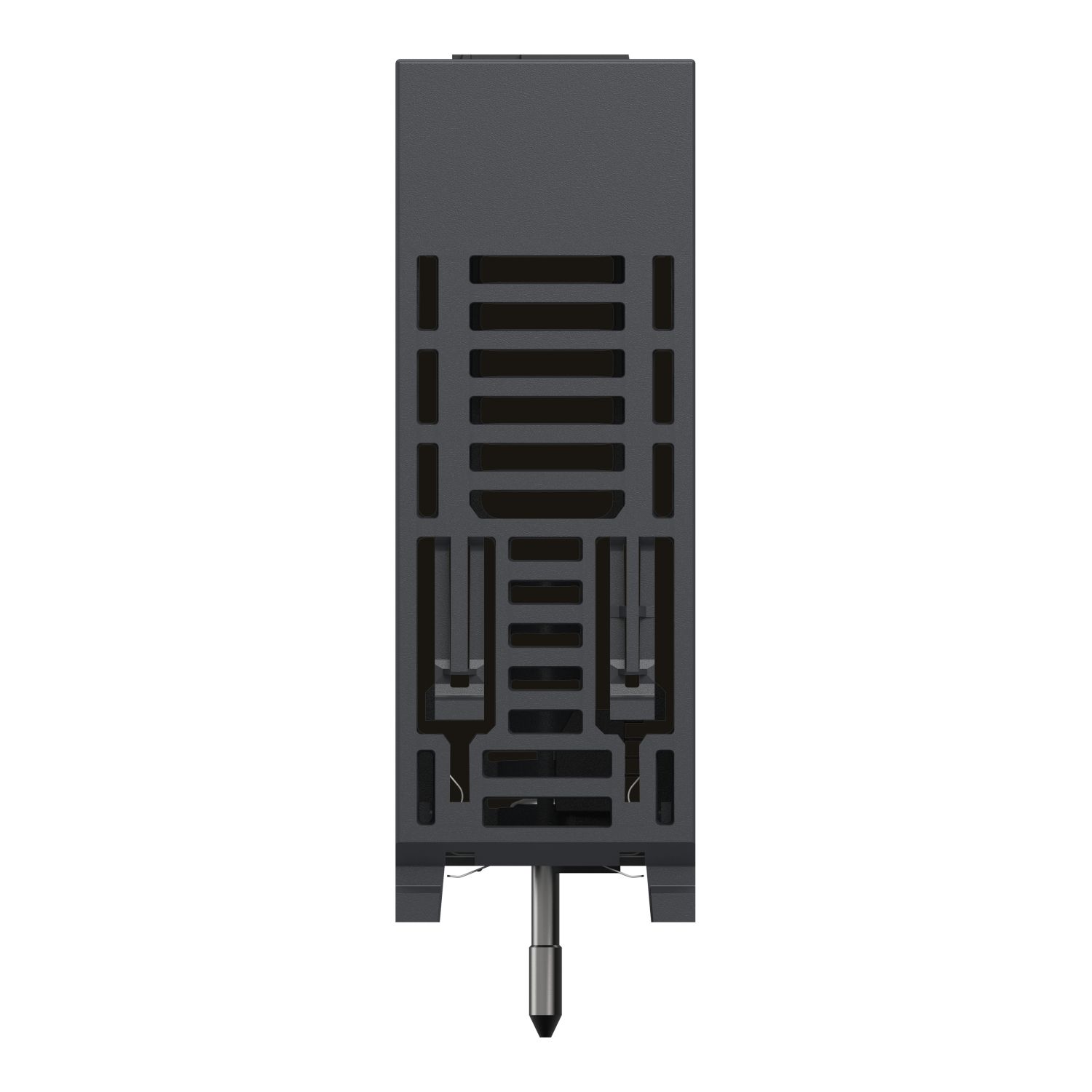 Picture of discrete mixed IO module, Modicon X80, 8 inputs, 24V DC, 8 relay outputs, 24 to 240V AC positive