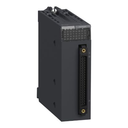 Picture of discrete output module, Modicon X80, 32 transistor outputs, 24V DC positive, conformal coating