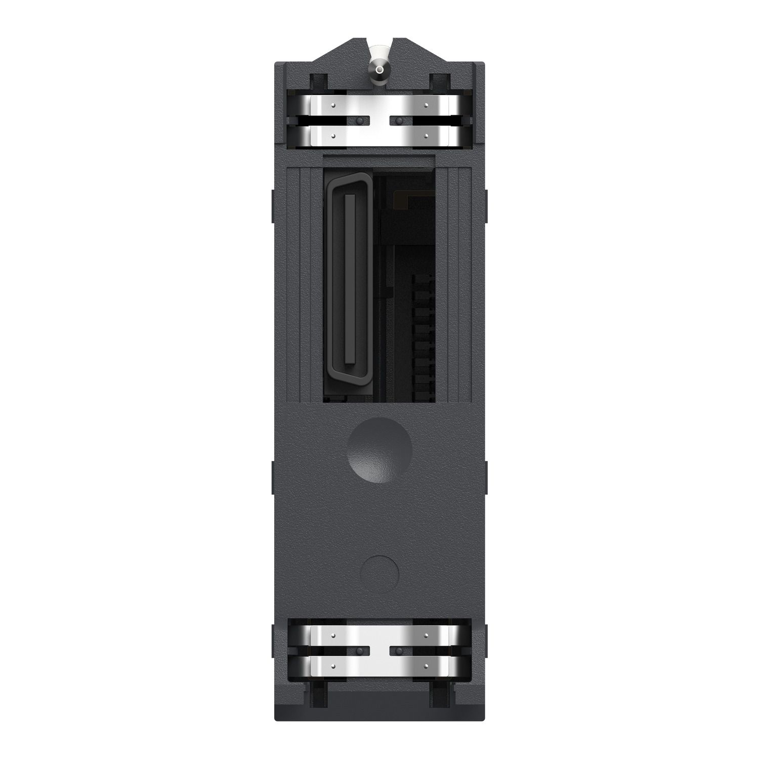 Picture of discrete output module, Modicon X80, 64 transistor outputs, 24V DC positive, conformal coating