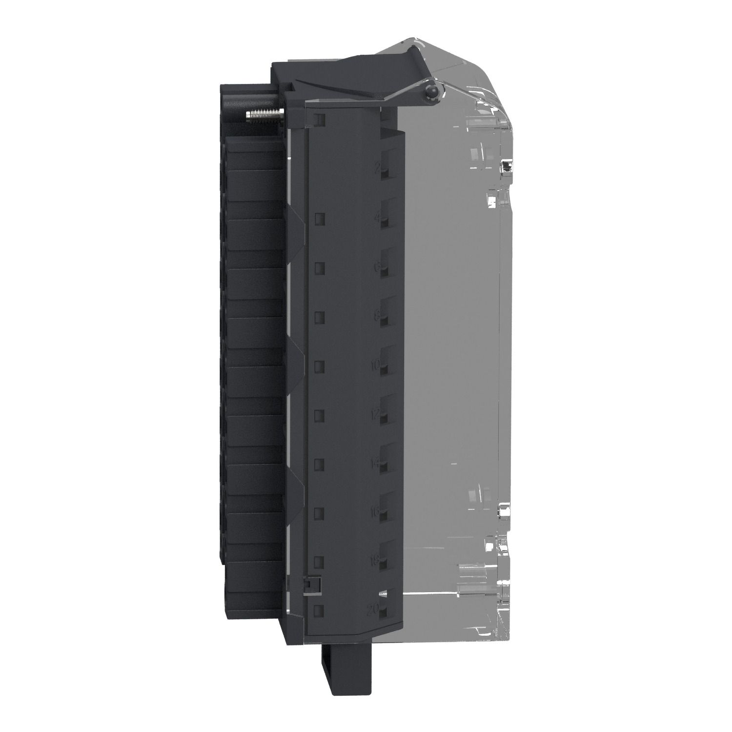 Picture of terminal block, Modicon X80, 20-pin removable screw clamp, 1 or 2 x 0.34..1.5mm2