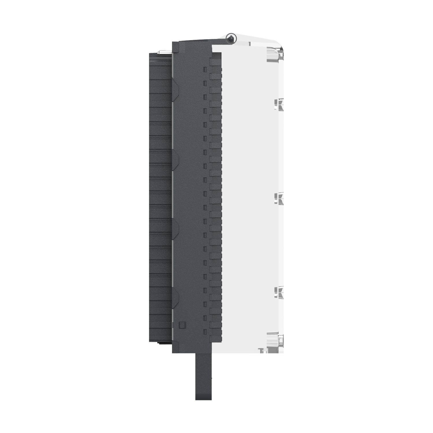 Picture of terminal block, Modicon X80, 40-pin removable caged, hardened