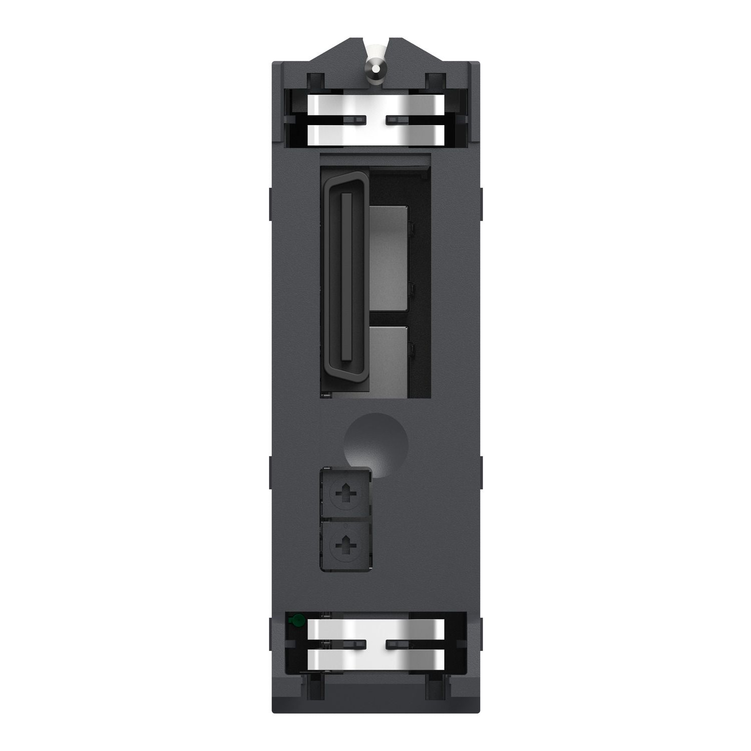 Picture of network module, Modicon M340, EtherNet/IP and Modbus/TCP, 4 x RJ45