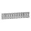 Picture of Backplane, Modicon X80, 12 slots, panel, mounting plate mounted