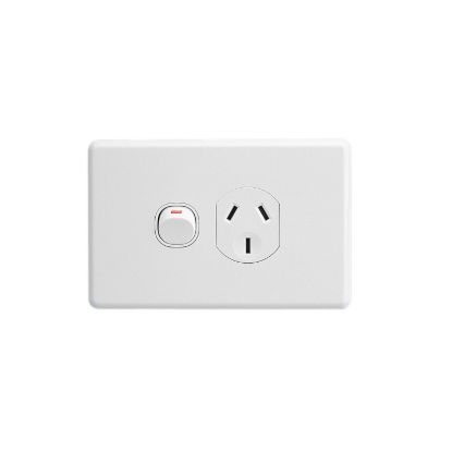 Picture of Single Switch Socket Outlet, Classic C2000 Series, Classic, 250V, 10A